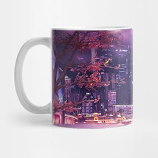 Lilac Skyline Mug